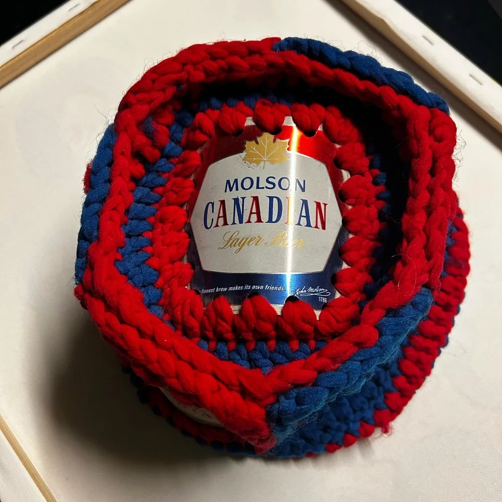 Vintage Molson Beer Hat; incredible condition